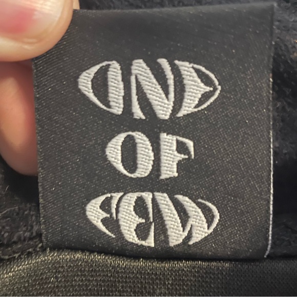 Suede black high quality hoodie Sample Industries size M - Picture 2 of 6